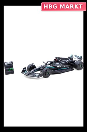 1/64 Ölçek F1 Yarış Arabası Modeli W14 E Performance 2023
