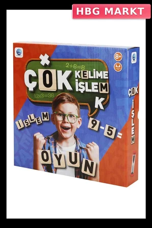 Mey İthalat® S00004978 ZEKA OYUNU ÇOK KELİME ÇOK İŞLEM