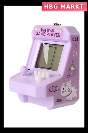 Mey İthalat®  Oyun Konsolu 23 Oyun Modlu Tetris Anahtarlık