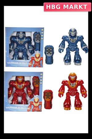 Mey İthalat® S00004552 R/C SAVAŞI ROBOT SESLİ/IŞIKLI 2R