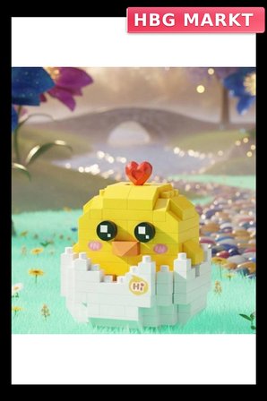 Kabuklu Civciv Mini Blok Oyuncak 150 Parça Eğitici Set