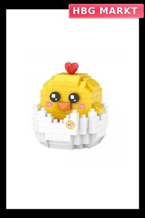 Kabuklu Civciv Mini Blok Oyuncak 150 Parça Eğitici Set
