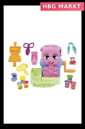 Mey İthalat® F8807 Play-Doh Renkli Kuaför Salonu+3 yaş