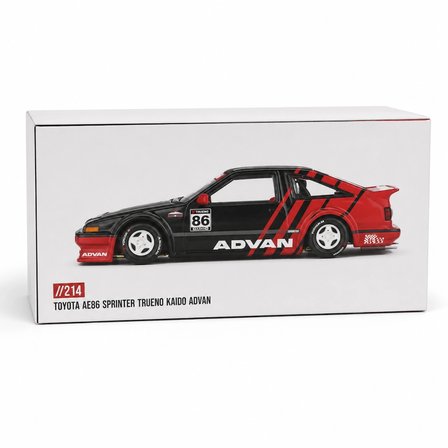 Mey İthalat® Model ARAÇ KaidoHouse 1/64 AE86 Sprinter Trueno Kaido ADVAN