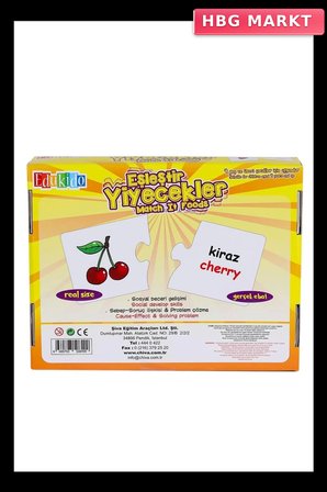 Mey İthalat® EDU-1002 Eşleştir Yiyecekler -Chiva