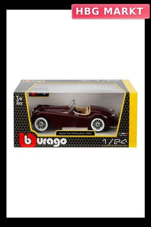 Mey İthalat®  Bburago 1:24 Jaguar XK 120 Roadster Model Araba