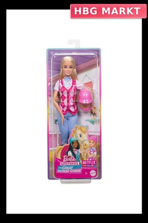 Mey İthalat® HXJ38  Binici Bebek - Malibu - Mysteries: The Great Horse Chase
