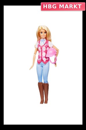 Mey İthalat® HXJ38  Binici Bebek - Malibu - Mysteries: The Great Horse Chase
