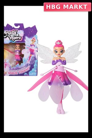 Mey İthalat® Kristal Kanatlı Sihirli Uçan Oyuncak Bebek Kristal Flyers