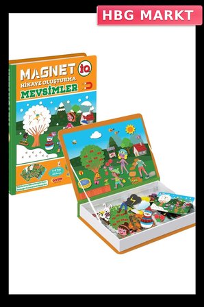 Mey İthalat® 1505 DıyToy, Magnet Hikaye Oluşturma - Mevsimler / +3 yaş