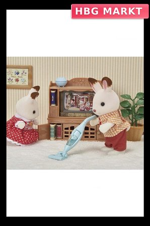 Mey İthalat®  Sylvanian Families Çamaşır Makinesi ve Elektrik Süpürgesi Seti 5445