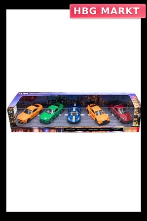 Eğitici Model Arabalar 5'li Set Oyuncak Araba Koleksiyonu