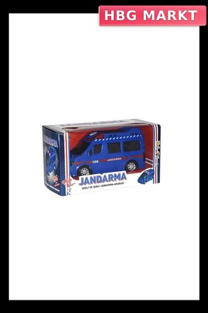 Pilli Işıklı Jandarma Oyuncak Figürü Kutu Ambalajlı