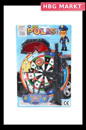 Mey İthalat® FAB 233 Hedefli Polis Oyun Seti -Prestij