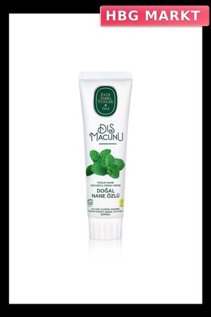 Mey İthalat®   Doğal Diş Macunu 90 Gr Nane Özlü