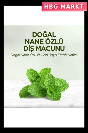 Mey İthalat®   Doğal Diş Macunu 90 Gr Nane Özlü