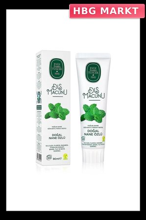 Mey İthalat®   Doğal Diş Macunu 90 Gr Nane Özlü