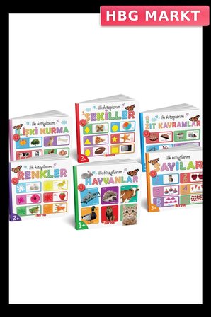 Mey İthalat® 7202 İLK KİTAPLARIM 6LI SET