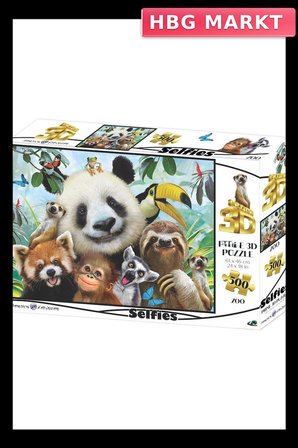 Eğitici Hayvanat Bahçesi Temalı 500 Parça Yetişkin Puzzle