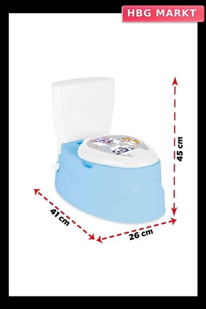 Mey İthalat® 07 569 KONUŞAN EĞİTİCİ KLOZET GRİ S154370-14-1
