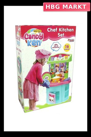 Mey İthalat® Candy Ken Şef Mutfak Seti