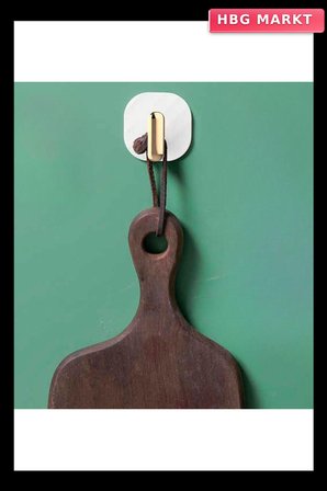 2li Yapışkanlı Retro Askılık Dolap Kapak Kulpu Beyaz (5647)