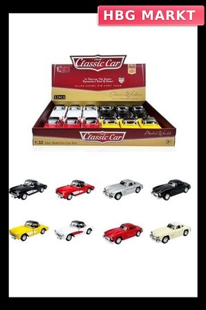 Mey İthalat® WK-615-3B-5B-6B-12B ÇEKBIRAK 1:32 KLASİK ARABA (ADET FİYATI)