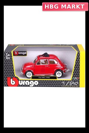 Mey İthalat® 22099 Fiat 500L 168 Kırmızı 1:24 -