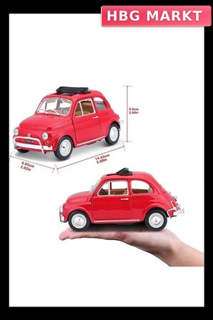 Mey İthalat® 22099 Fiat 500L 168 Kırmızı 1:24 -