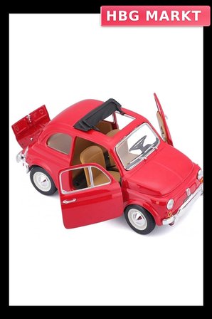 Mey İthalat® 22099 Fiat 500L 168 Kırmızı 1:24 -