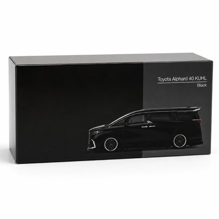 Mey İthalat® 1/64 Model Araç Alphard 40 KUHL Black