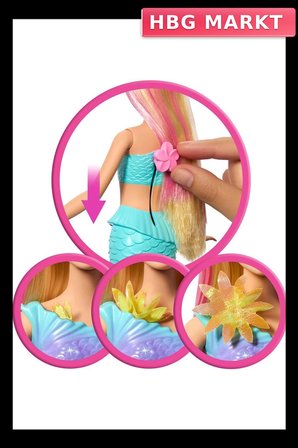 Mey İthalat® JDM72  Büyülü Çiçekler Deniz Kızı - Flower Magic Mermaid