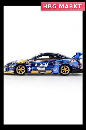 1/64 Ölçekli Diecast Model Araba S15 Silvia Liberty Walk Formula Drift
