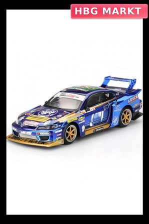 1/64 Ölçekli Diecast Model Araba S15 Silvia Liberty Walk Formula Drift