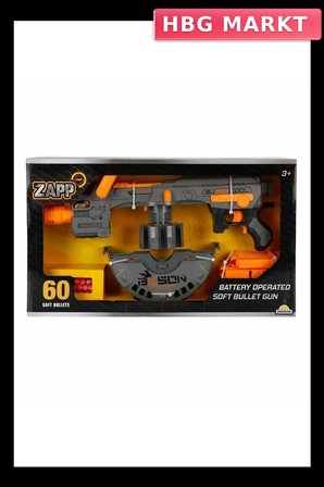 Mey İthalat® 4573ZappToys60liSüngerDartAtanSilah54cm-