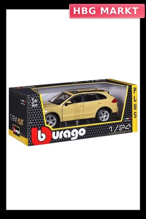 Mey İthalat® 1:24 Porsche Cayenne Turbo Plus Sarı Model Araba