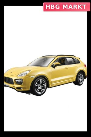 Mey İthalat® 1:24 Porsche Cayenne Turbo Plus Sarı Model Araba