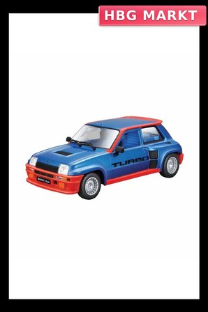 1:24 Renault 5 Turbo Model Araba Diecast Koleksiyonluk