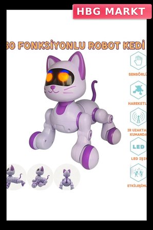 Mey İthalat® SH40194 U/K DANS EDEN ROBOT KEDİ