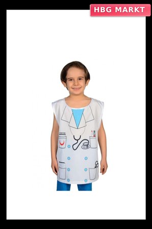 Eğitici Doktor Kostümü Çocuk Rol Yapma Oyunu 1 Parça