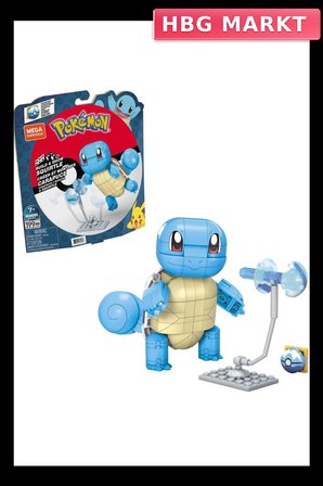 Mey İthalat® GYH00  Squirtle - Yap ve Oyna Figürler 199 parça +7 yaş
