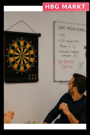 Katlanabilir Manyetik Dart Tahtası Güvenli Oyun Seti
