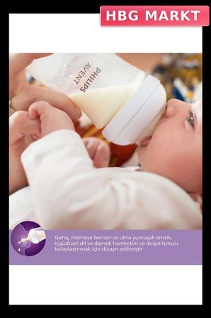Mey İthalat®   Doğal Tepkili Natural Response 2'Li Biberon Emziği No:6 6+ Ay
