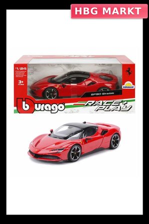 Mey İthalat®  26028 SUN-BUR-1 24 FERRARI SF90 STRADALE FERR KRMZ