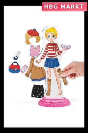 Mey İthalat® Manyetik Moda Bebeği