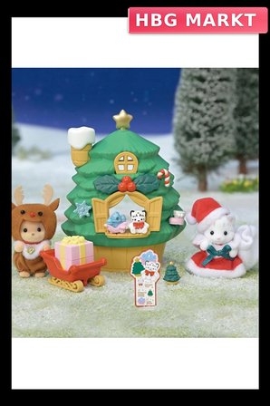 Yılbaşı Ağacı Evi Bebek Noel Baba Dekoratif Oyuncak