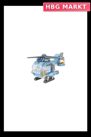 Mey İthalat®  LZ8616 LOZ Helikopter Blok Seti Mini Poşet -Vagon life