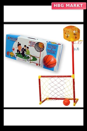 Mey İthalat® Portatif Futbol Kalesi Ve Pota Seti