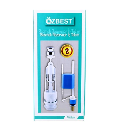 Özbest Su Tasarruflu Basmalı Klozet Rezervuar İç Takımı  Uyumlu ve Dayanıklı