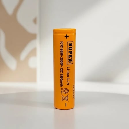 ICR 18650 2500 mAh 12C Düz Kafa Pil